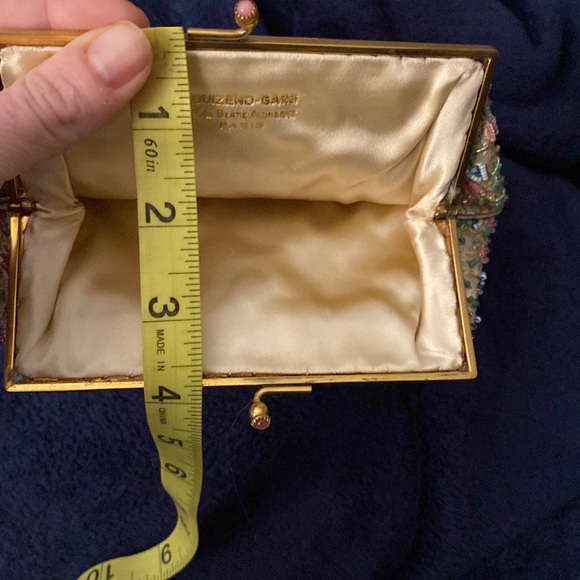 Vintage 60s Duizend-Gans Paris couture beaded clutch - Picture 15 of 16